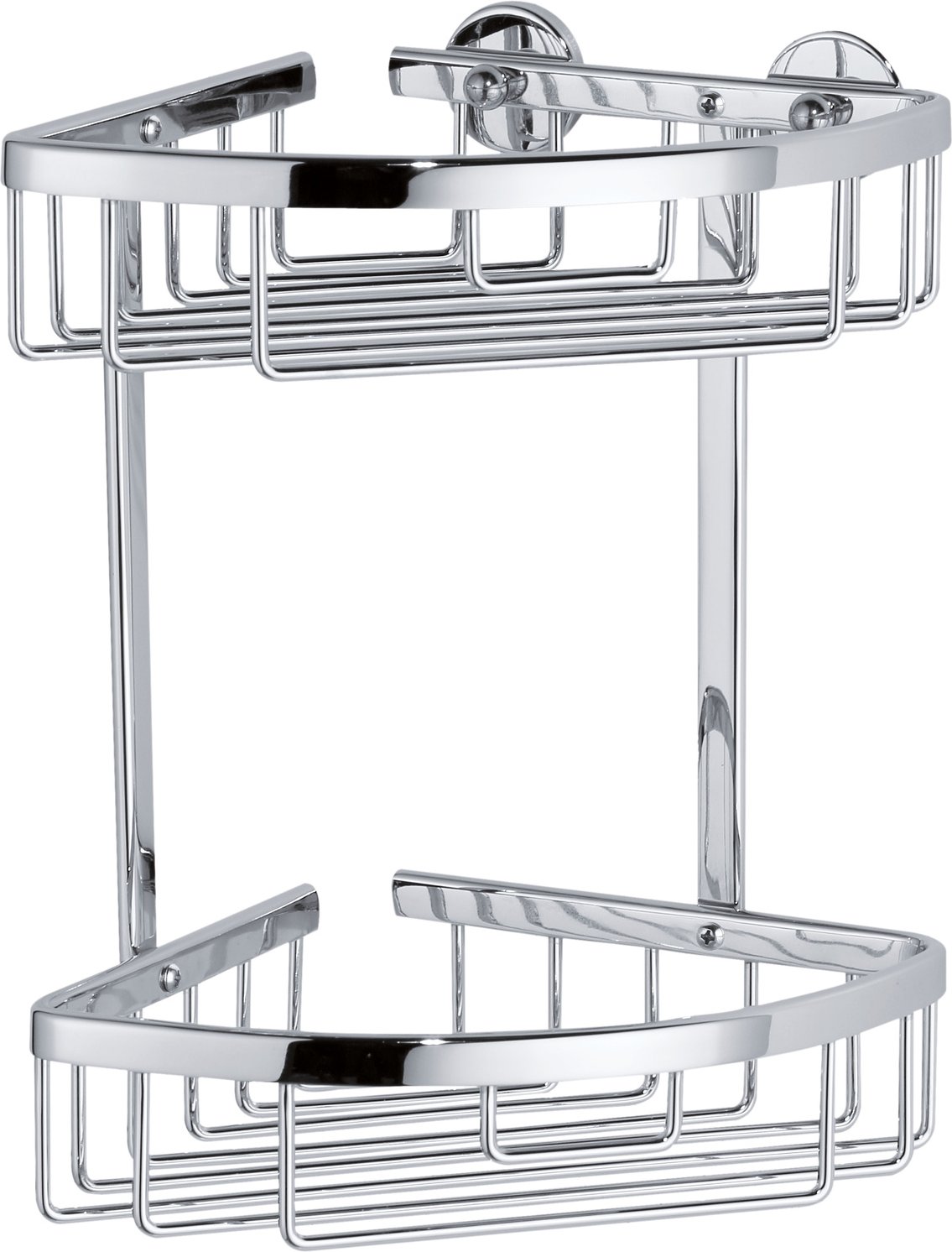 Thumbnail - Tesa Eck-Duschablage ALUXX CHROME, Aluminium