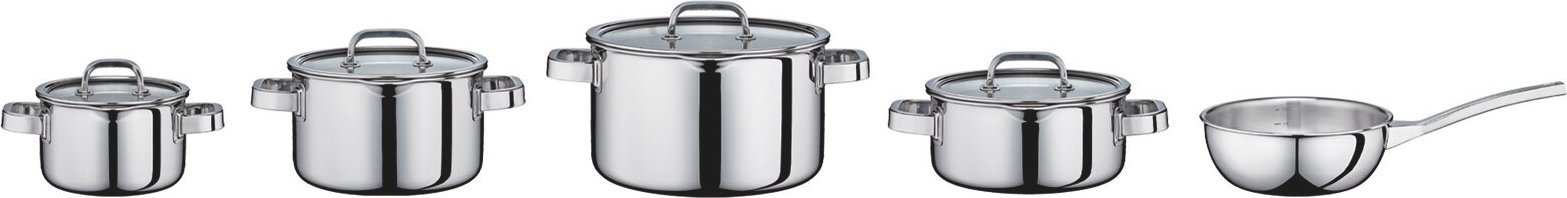 Spring Topfset 5tlg. FINESSE, Edelstahl