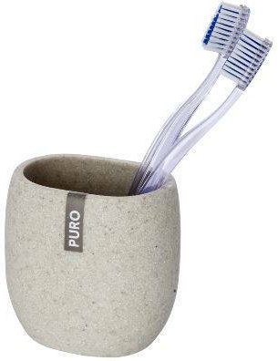 Wenko Zahnputzbecher PURO, Polyresin