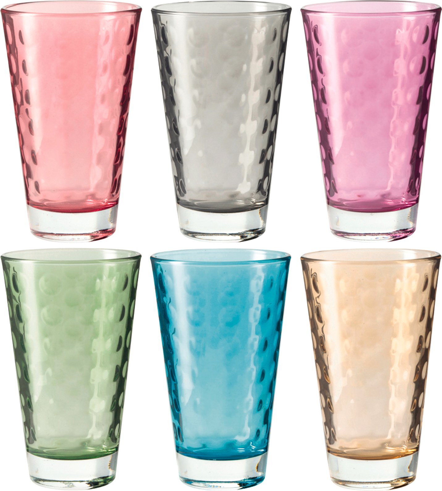 Leonardo Becherset 6-tlg. OPTIC, Glas