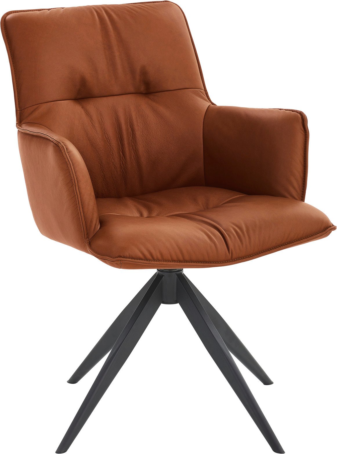 Dieter Knoll Design-Schalensessel PREMIO, Leder