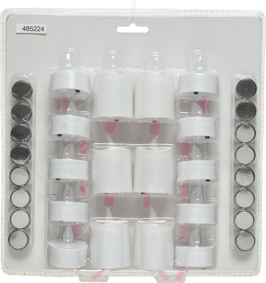 Lumineo LED-Teelicht-Set, Kunststoff