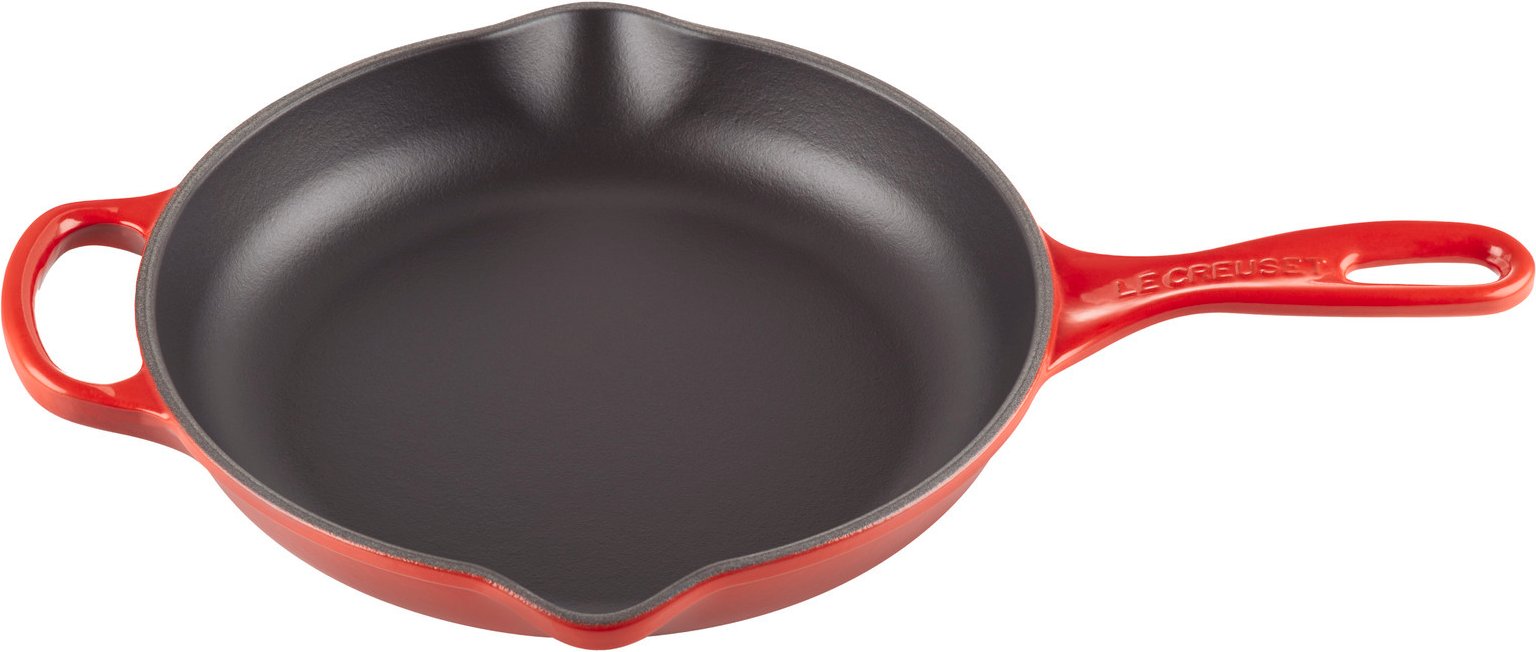 LE CREUSET Brat- & Servierpfanne 23cm Kirschrot, Gusseisen