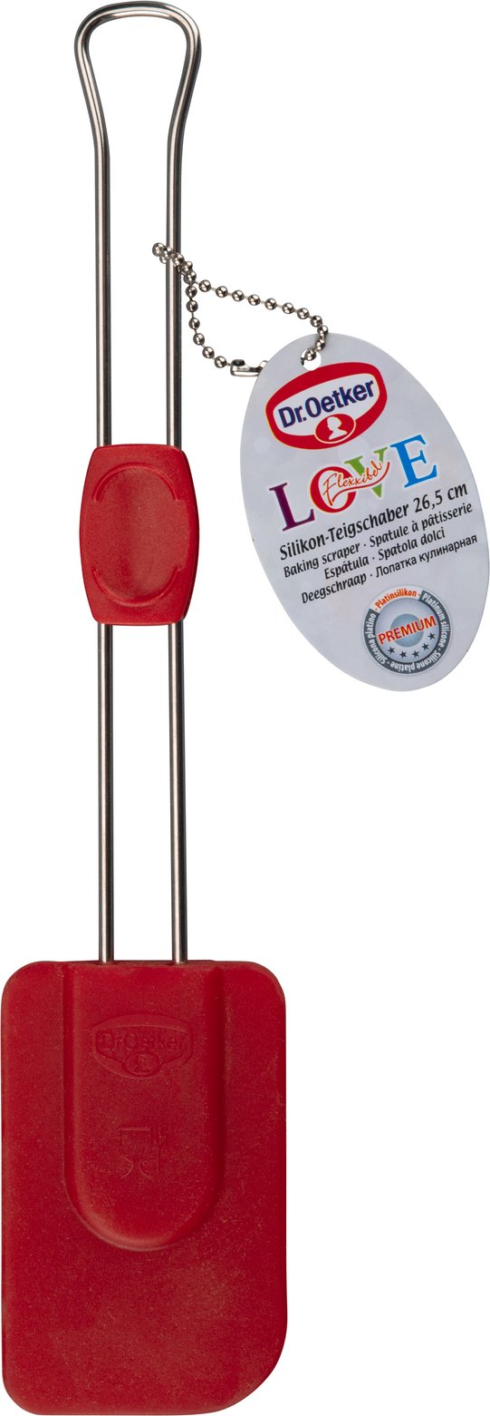 Dr. Oetker Teigschaber FLEXXIBEL, Edelstahl
