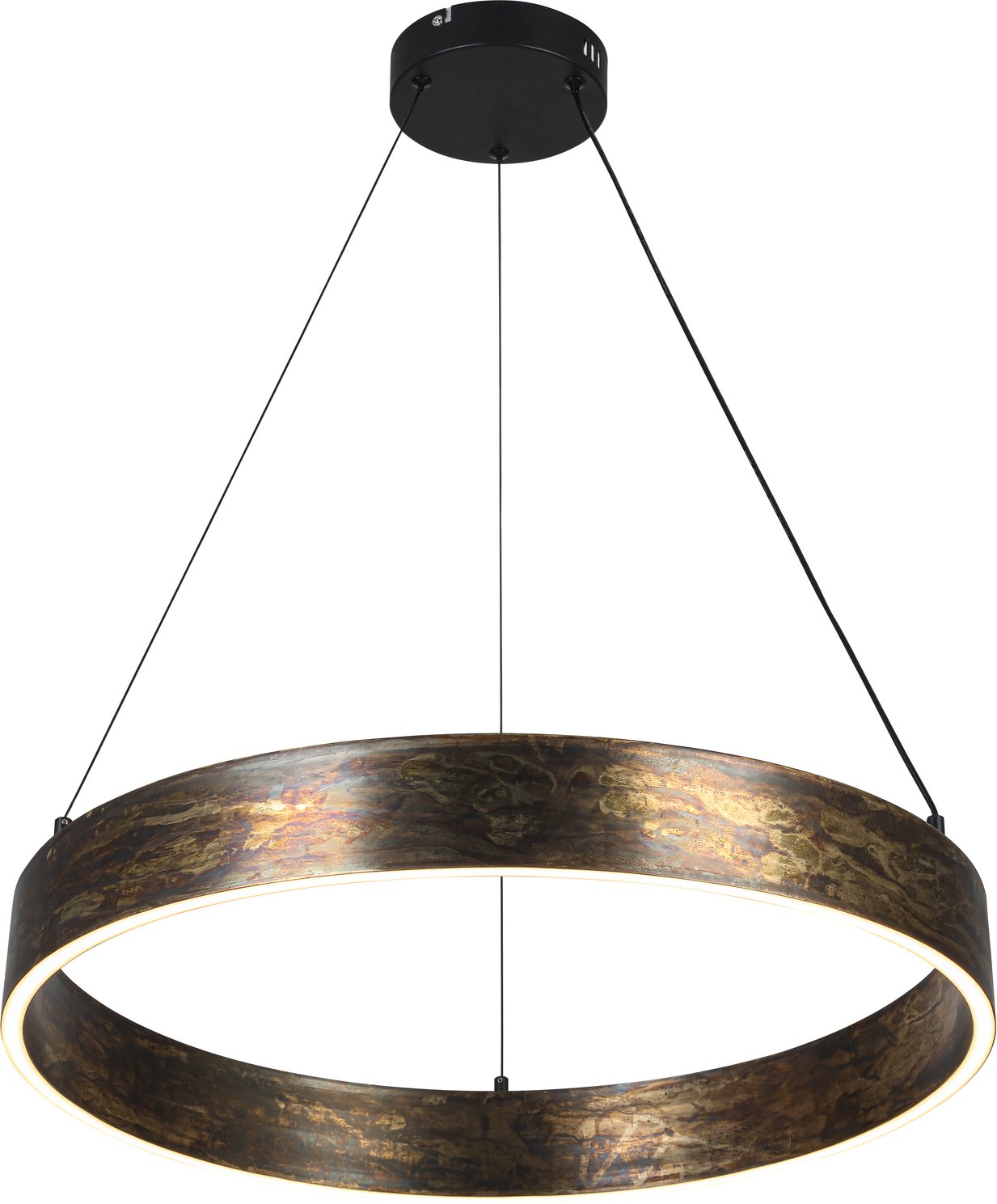 Dieter Knoll LED-Hängeleuchte, silber, Metall