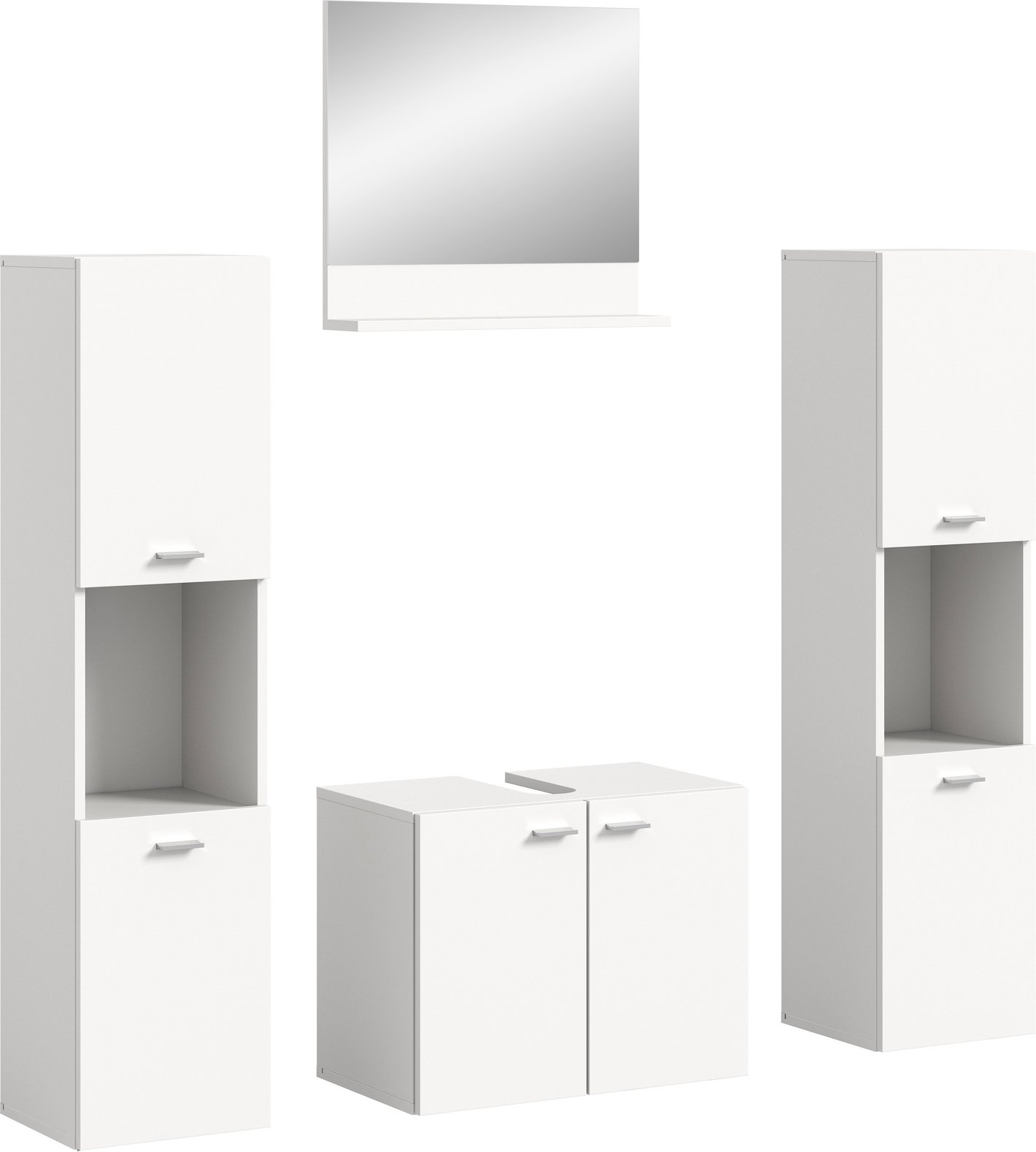 MID.YOU Badkombination BOSTON, Holznachbildung