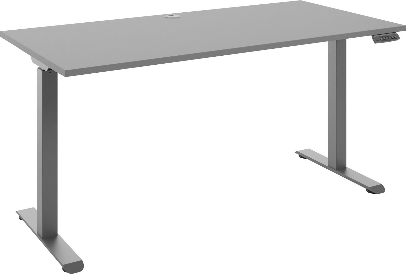 Manjana E-Schreibtisch 1-motorig OHIO, Holz