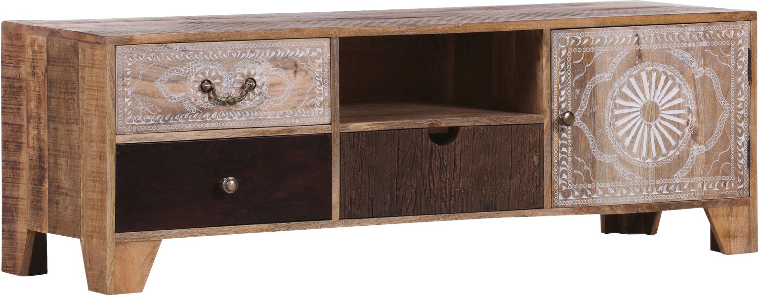 Landscape TV-Lowboard PUNO, Massivholz