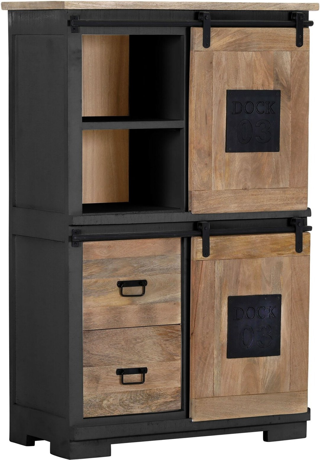 Landscape Highboard DOCK 03 AN, Massivholz