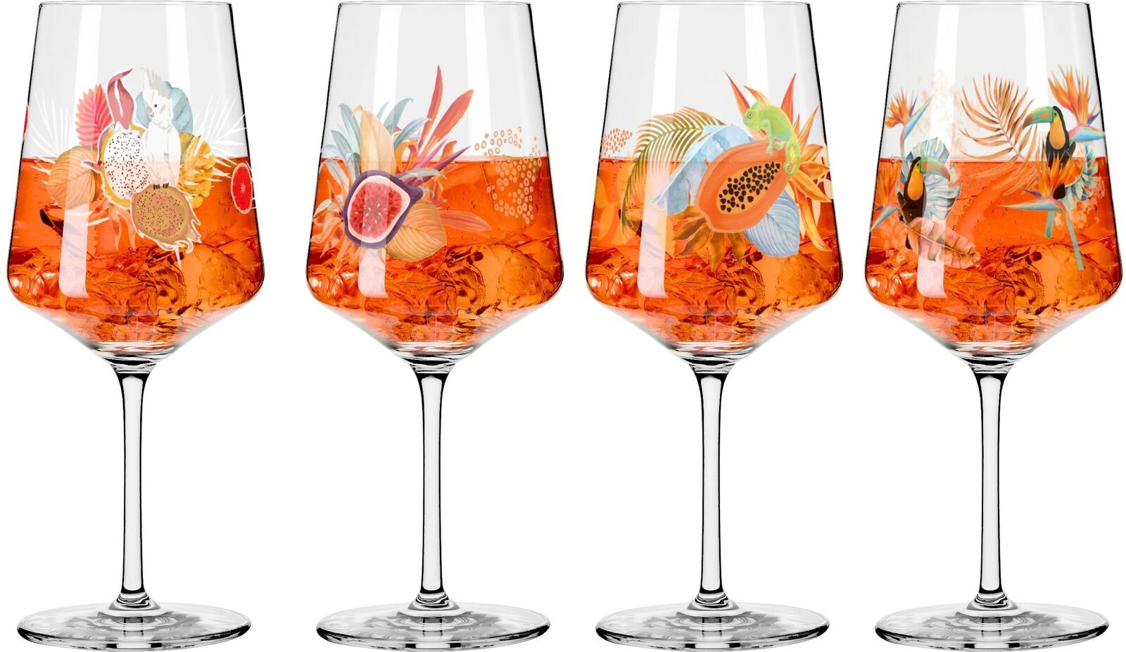 Ritzenhoff Aperizzo 4er-Set SOMMERRAUSCH, Kristallglas