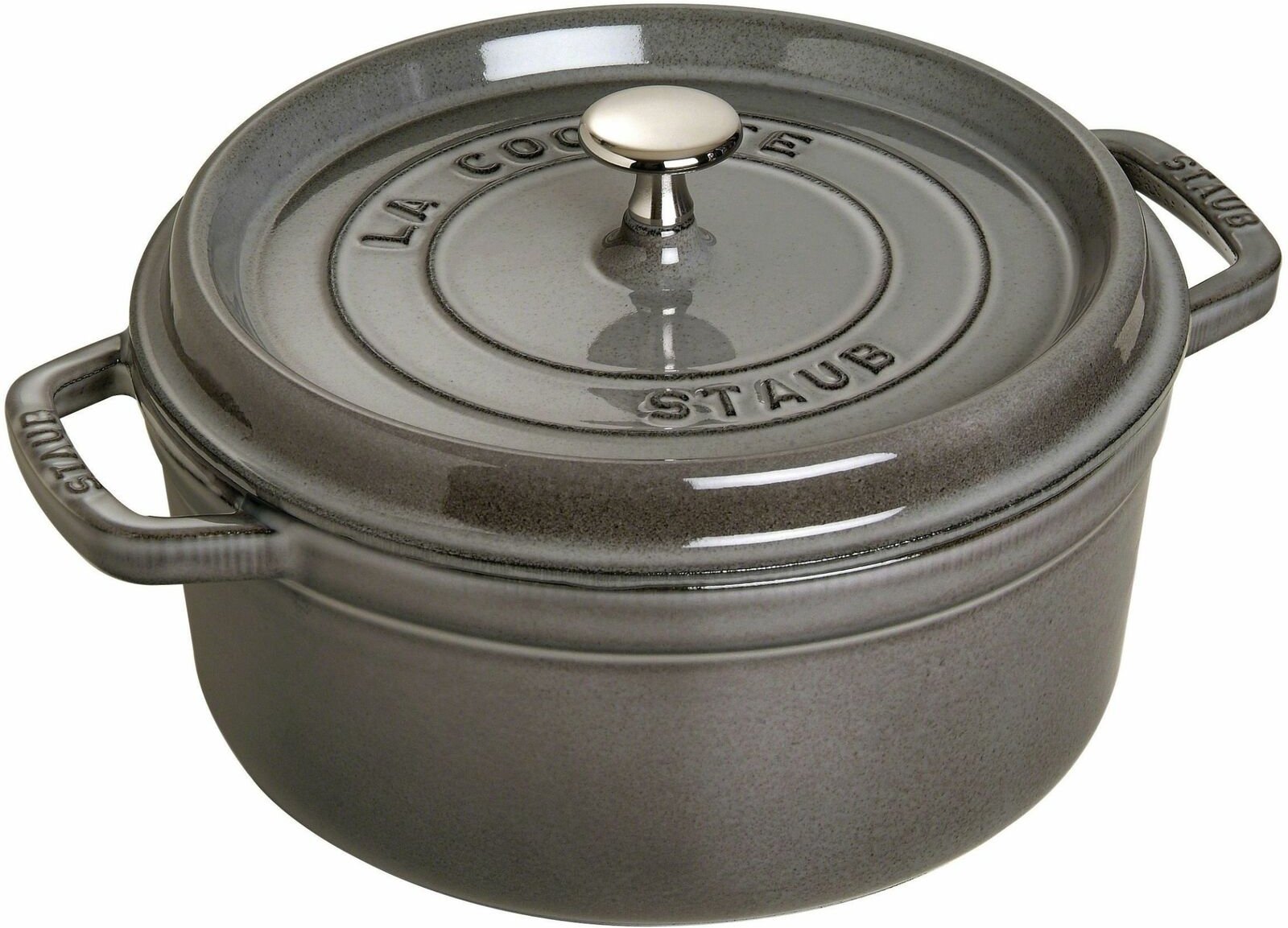Staub Bräter Cocotte 24cm rund, Gusseisen
