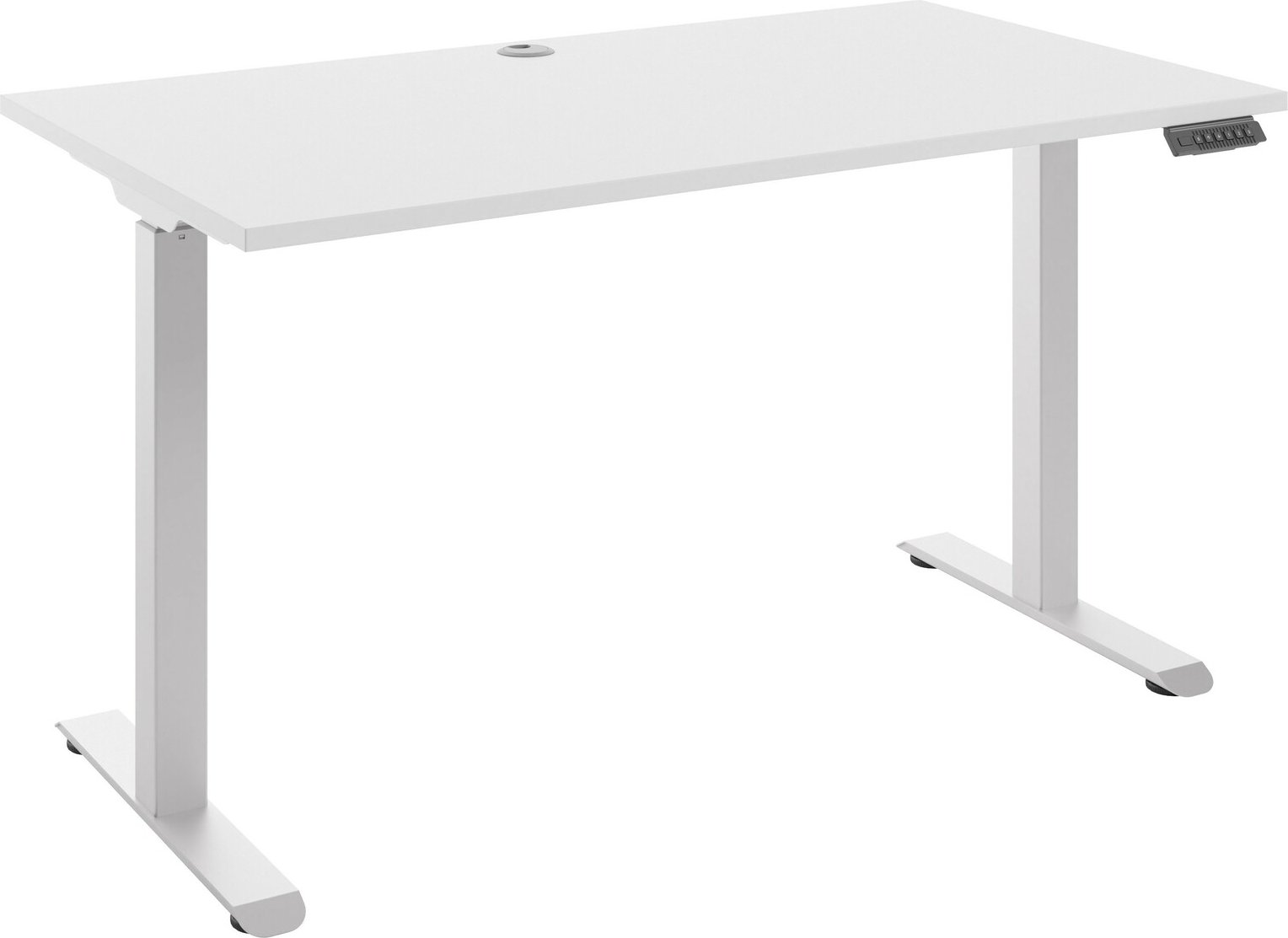 Manjana E-Schreibtisch 2-motorig OHIO, Holz