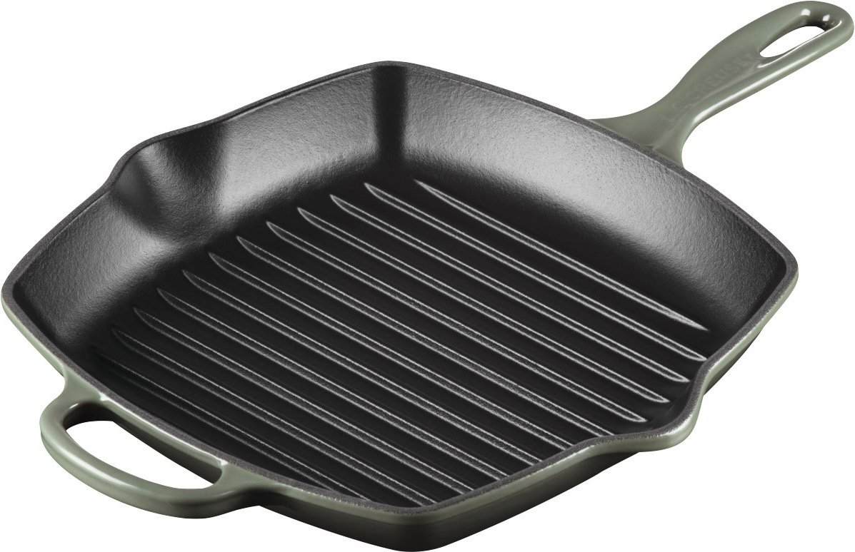 LE CREUSET Grillpfanne 26 cm Thyme SIGNATURE, Gusseisen