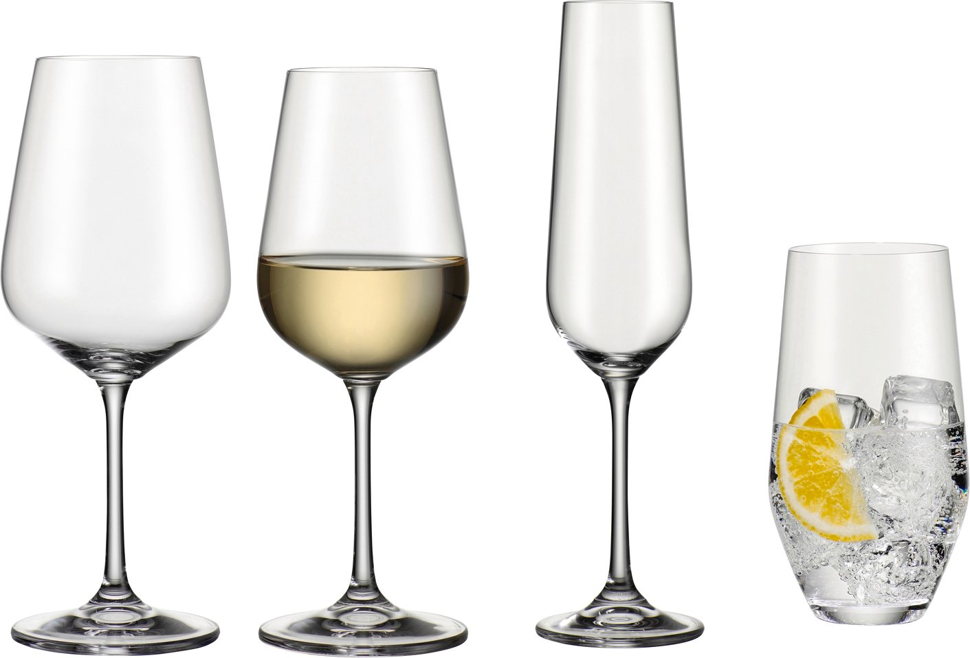 BOHEMIA Cristal Glasset 24-tlg. LIBERA, Kristallglas