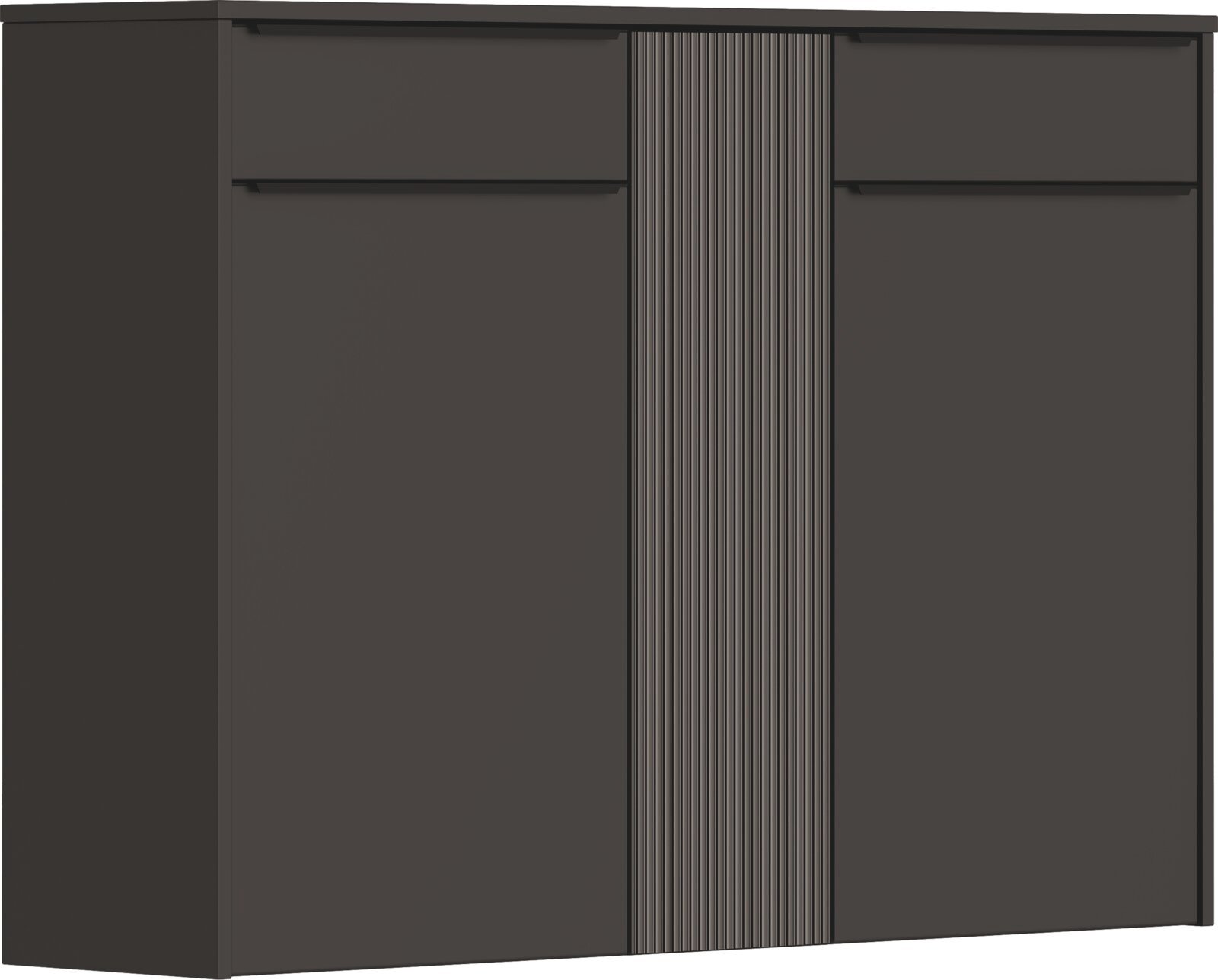 Dieter Knoll XL-Hängeschuhschrank TURIN, anthrazit, MDF