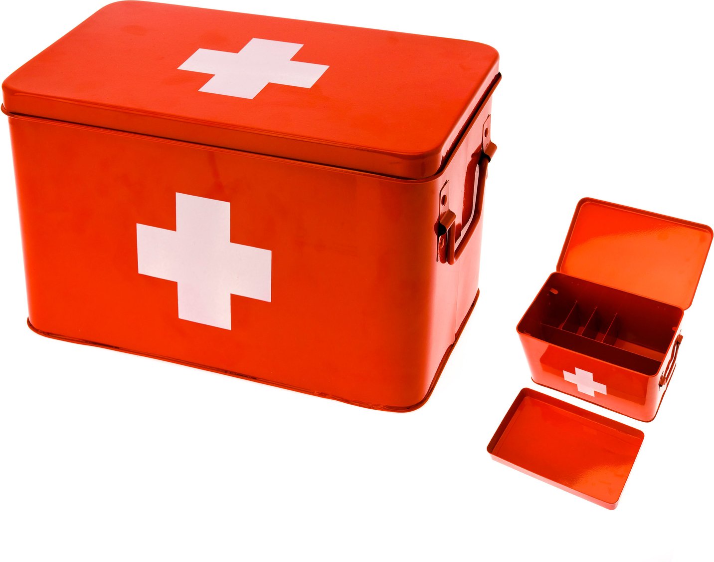 present time Medizin Box L CROSS, Eisen