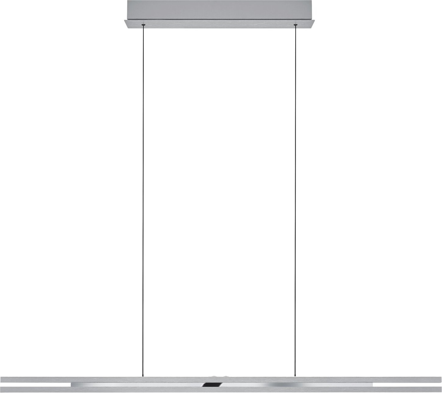 Elements by Bankamp LED-Pendelleuchte ELEMENTS, nickel, Aluminium