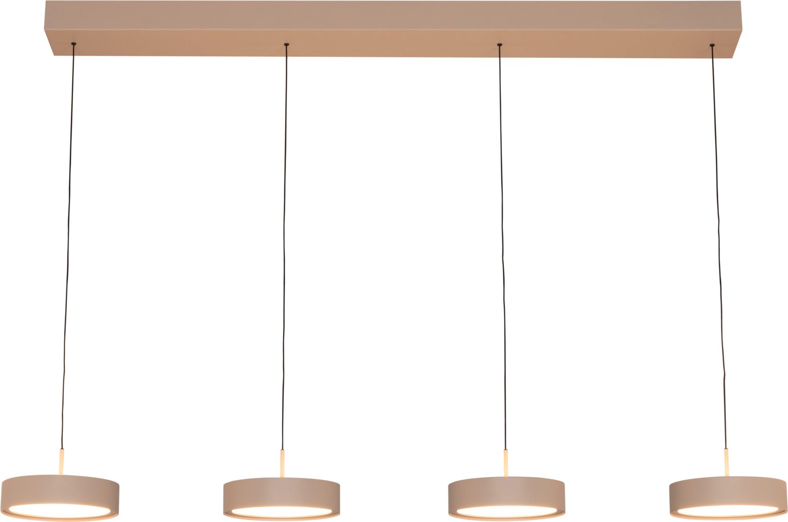 Dieter Knoll LED-Hängeleuchte Bellevue, Aluminium