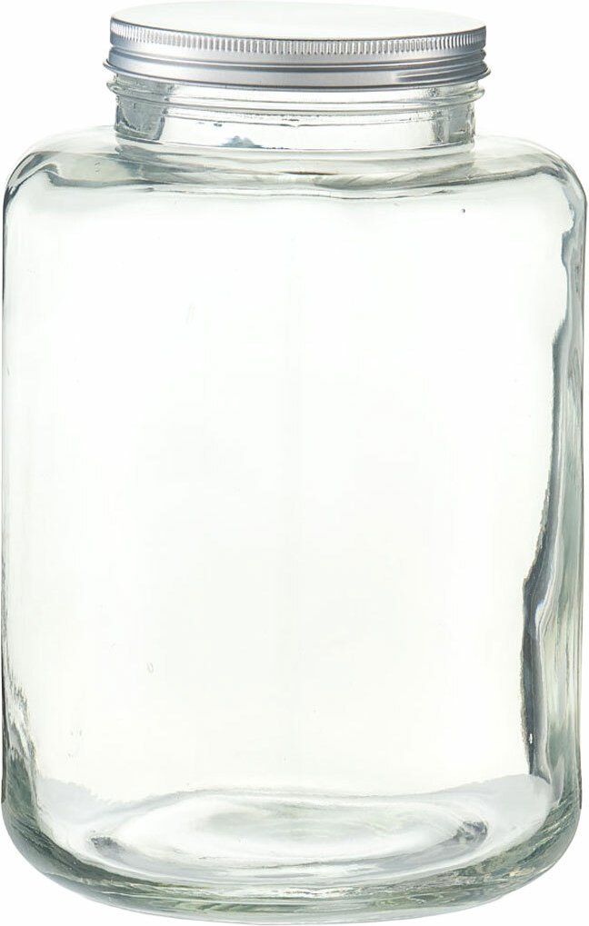 Zeller Present Vorratsglas m. Metalldeckel, Glas