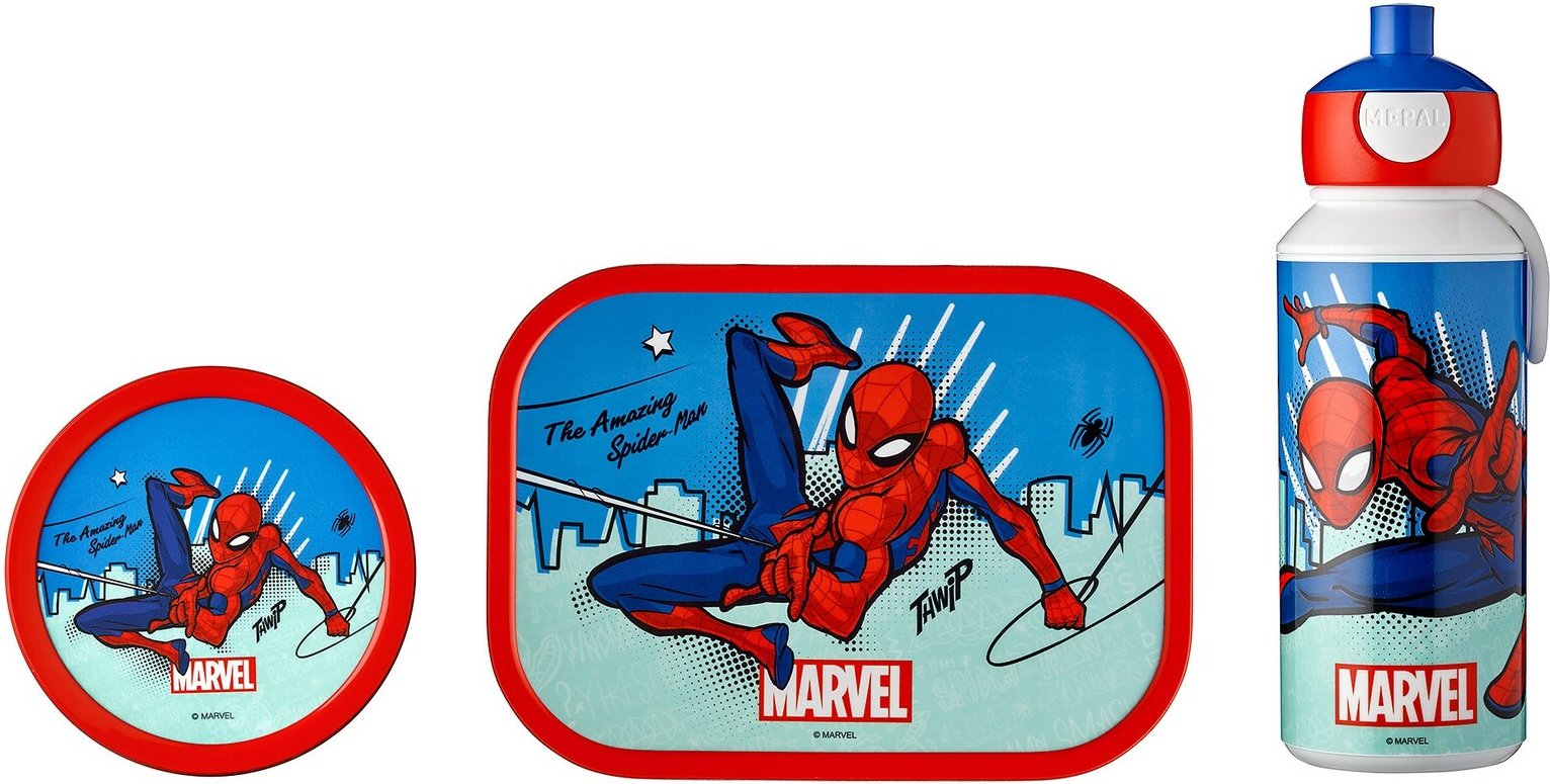Mepal Lunchset 3-tlg. Spiderman CAMPUS, Kunststoff