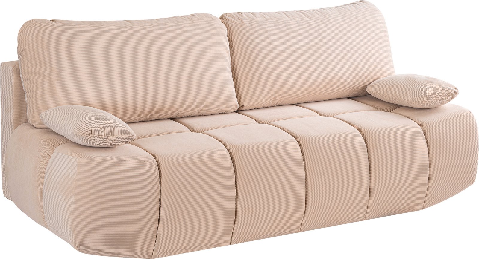 MID.YOU Schlafsofe 2 Sitzer LAUDER, Polyester