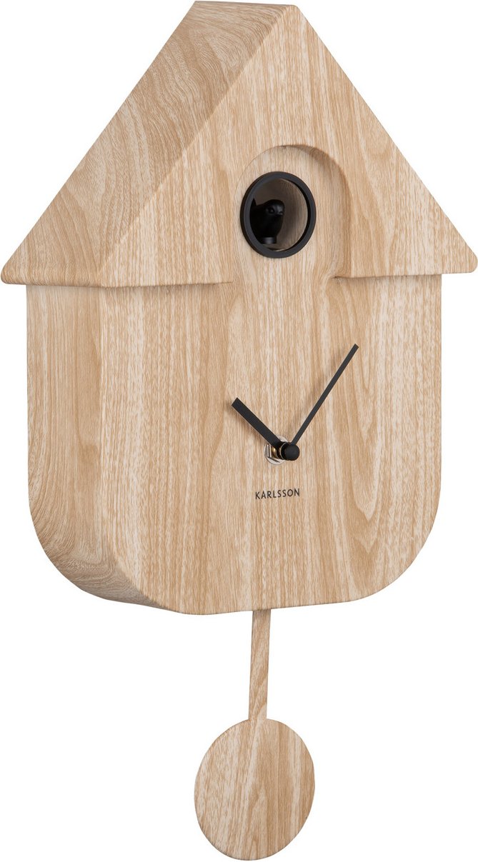 KARLSSON Wall Clock Modern CUCKOO, Kunststoff