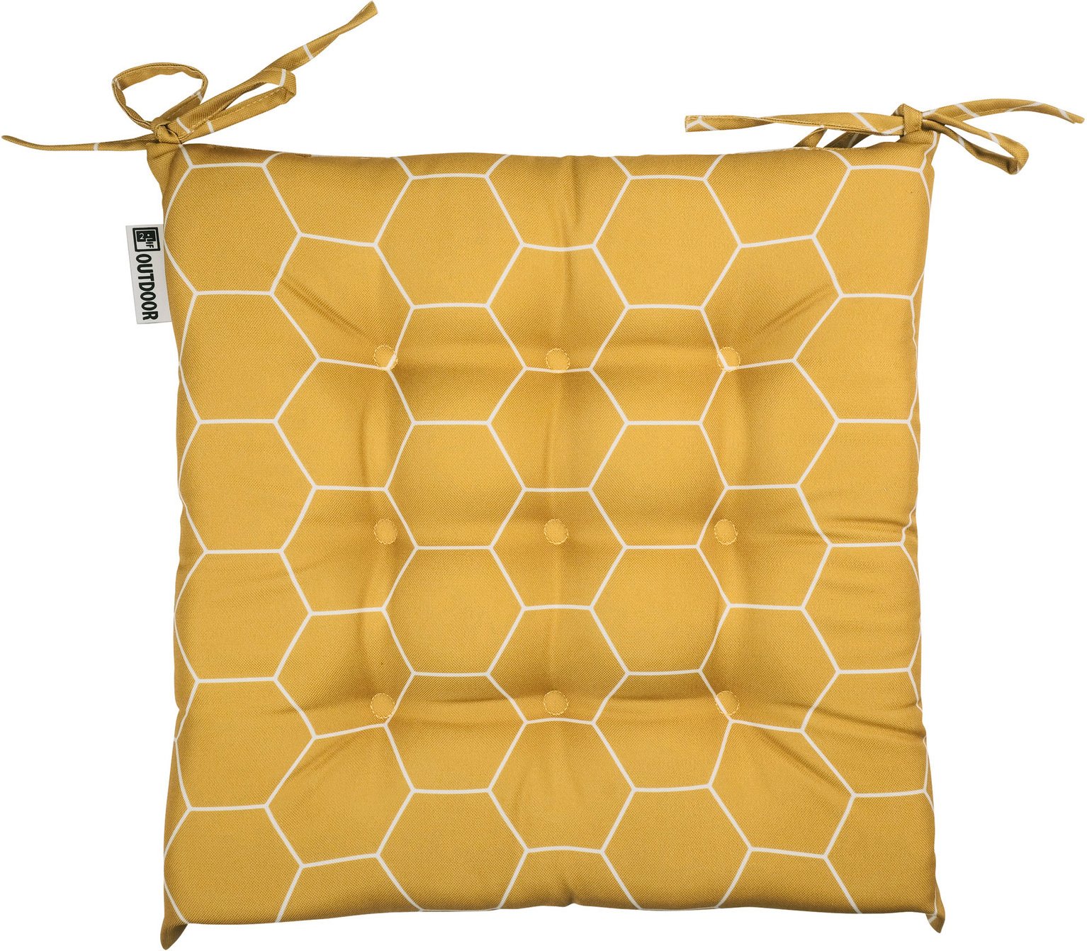 Zurbrüggen Stuhlkissen HONEYCOMB, Polyester