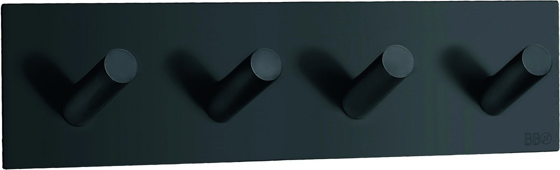 Beslagsboden Viererhakenleiste, Edelstahl