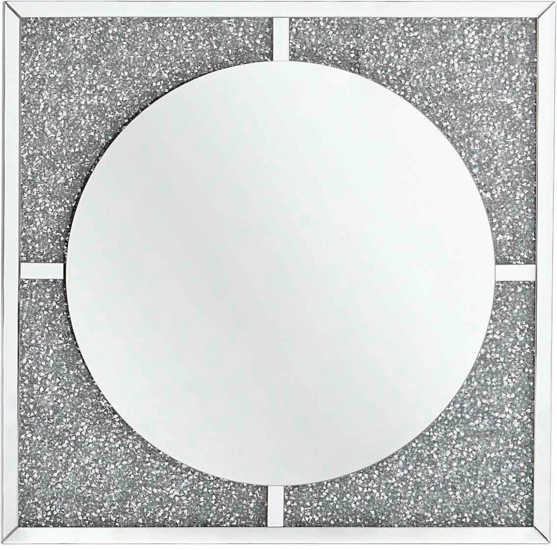 XORA LED-Spiegel ca. 100x100 cm SCARLETT, Holz