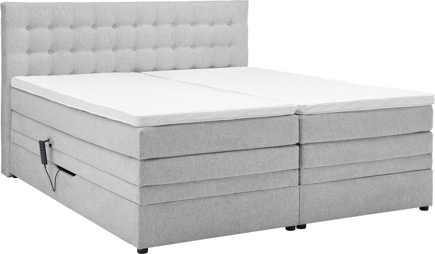 Intro Boxspringbett LUZERN, Stoff