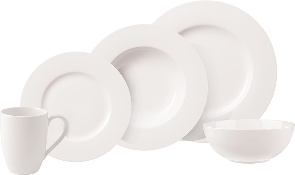 Villeroy & Boch Kombiservice Basic White 20tlg, Porzellan