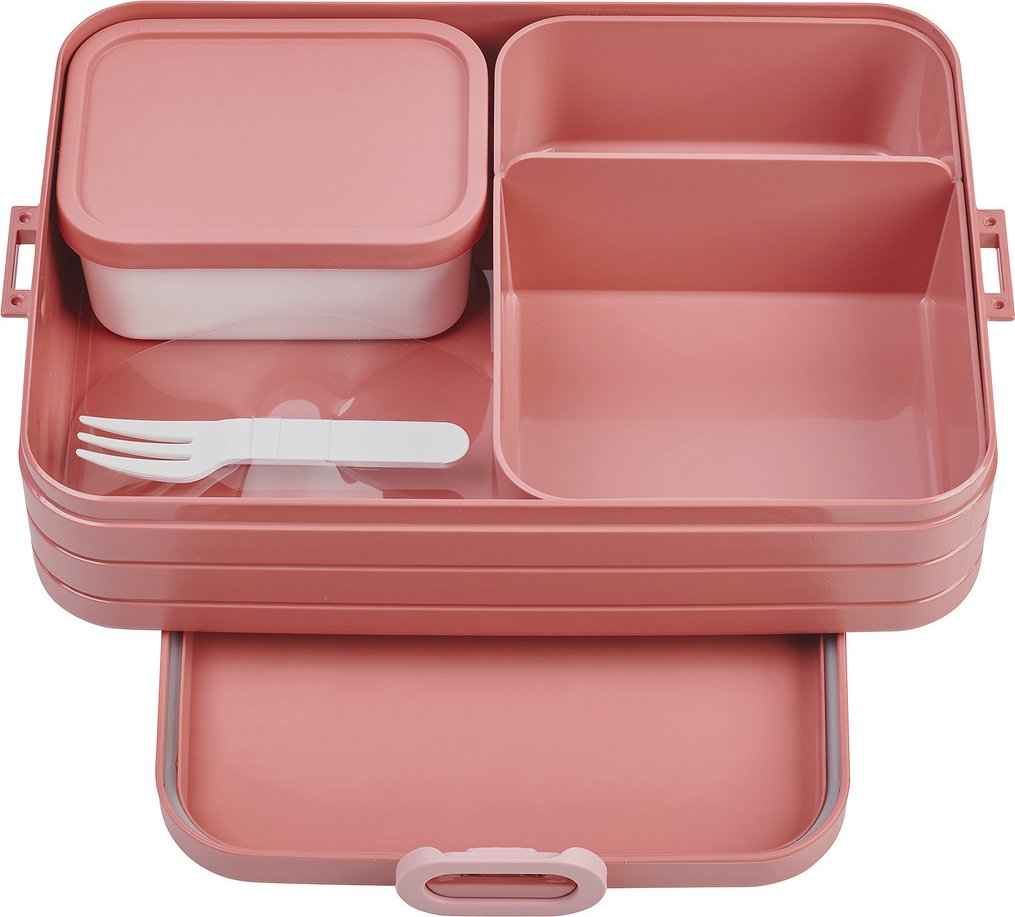 Mepal Bento Lunchbox large Vivid mauve TAKE A BREAK, Materialmix