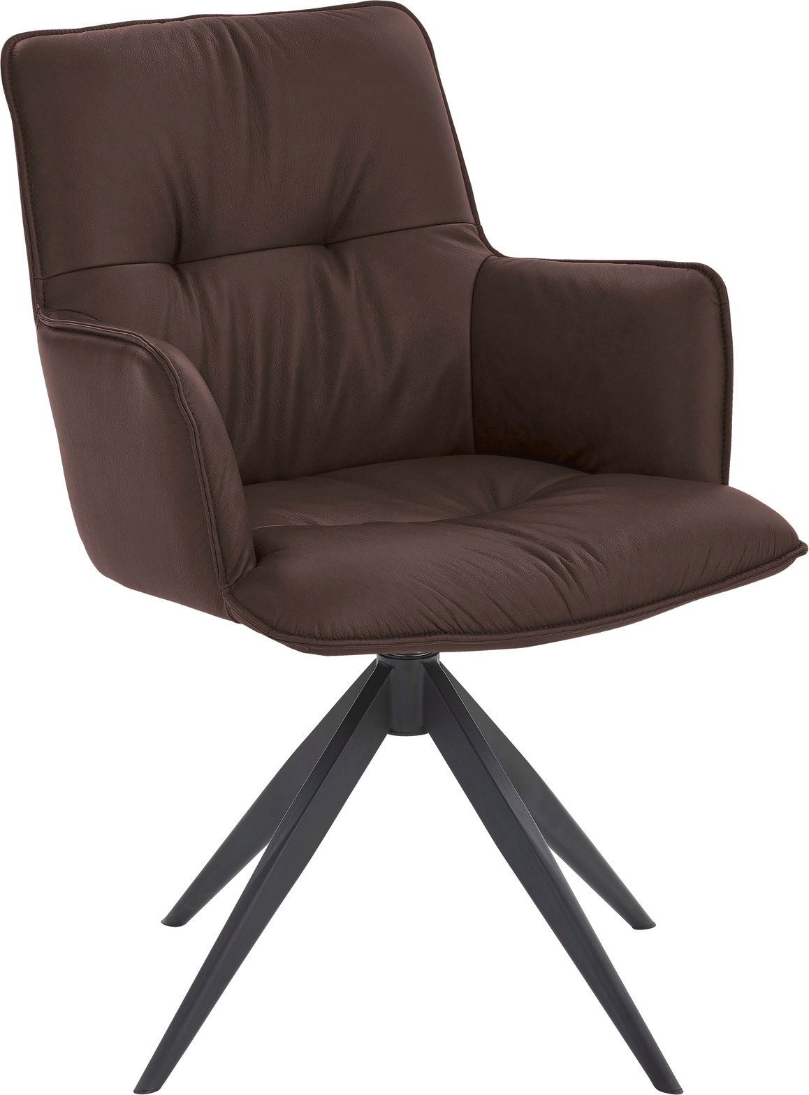 Dieter Knoll Design-Schalensessel PREMIO, Leder
