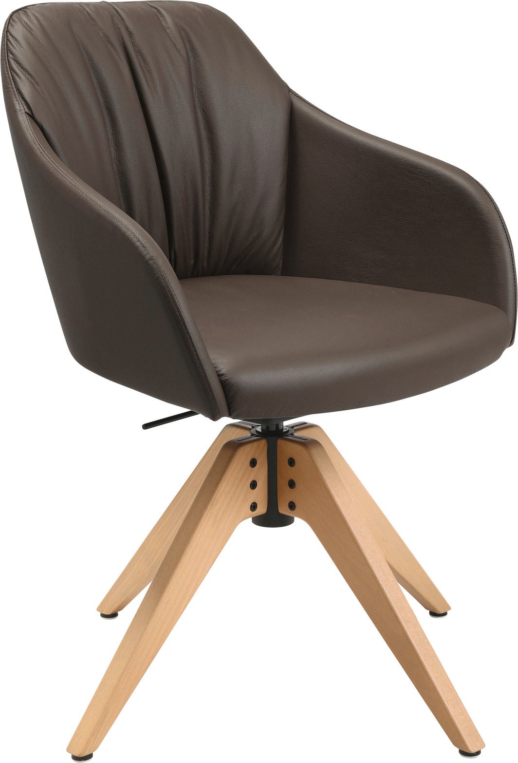 Johann Jakob Armlehnstuhl FLAVIO, Leder