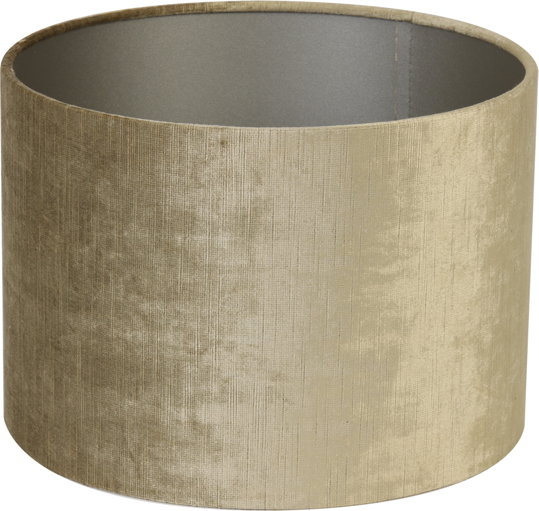 Light&Living Lampenschirm Zylinder GEMSTONE, bronze, Textilfaser