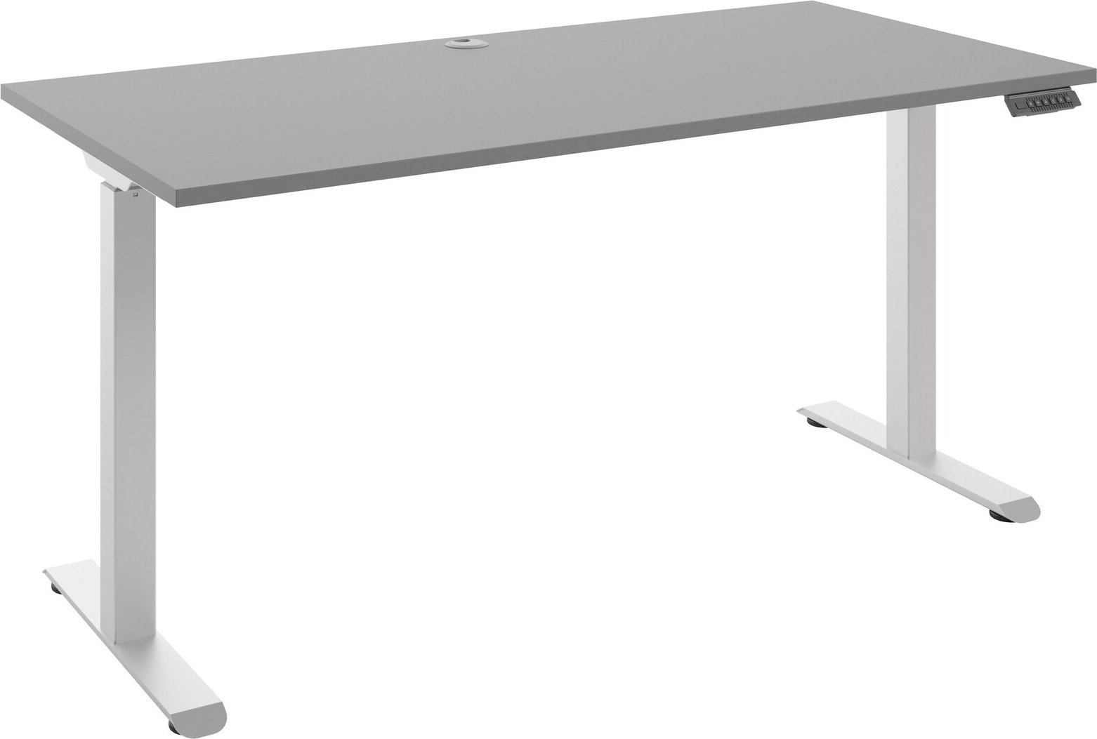 Manjana E-Schreibtisch 1-motorig OHIO, Holz