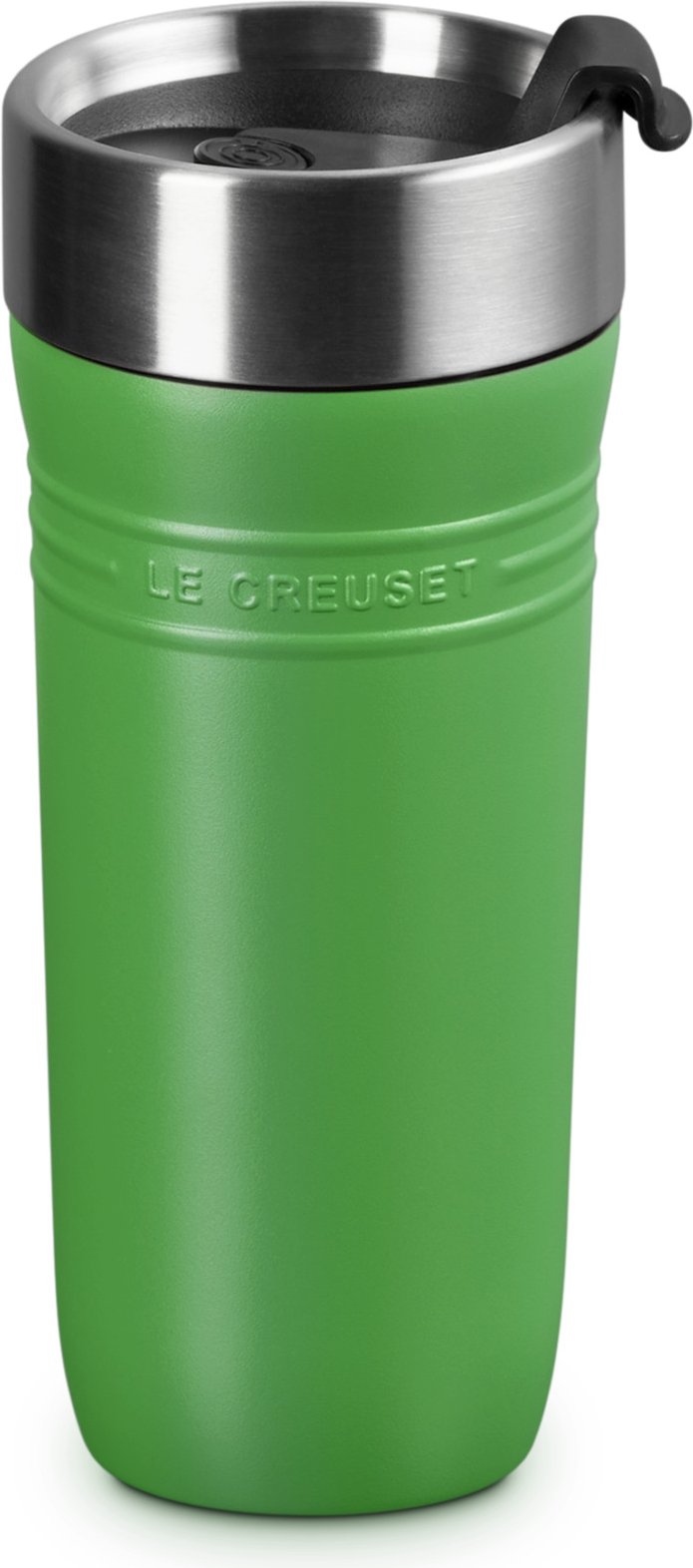 LE CREUSET Thermobecher Bamboo ON THE GO, Edelstahl