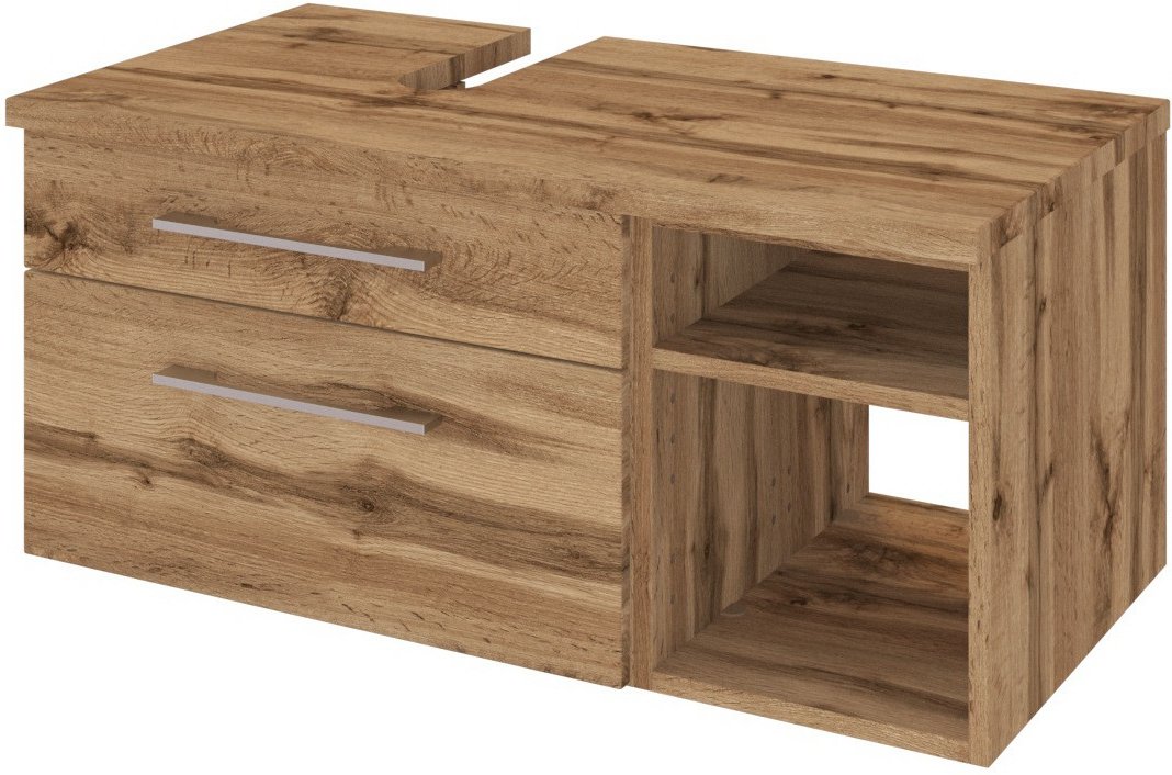 XORA Waschtischunterschrank links DAVOS, Holznachbildung