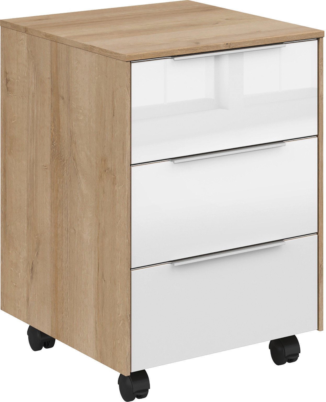 Voleo Rollcontainer NEVADA, Holznachbildung