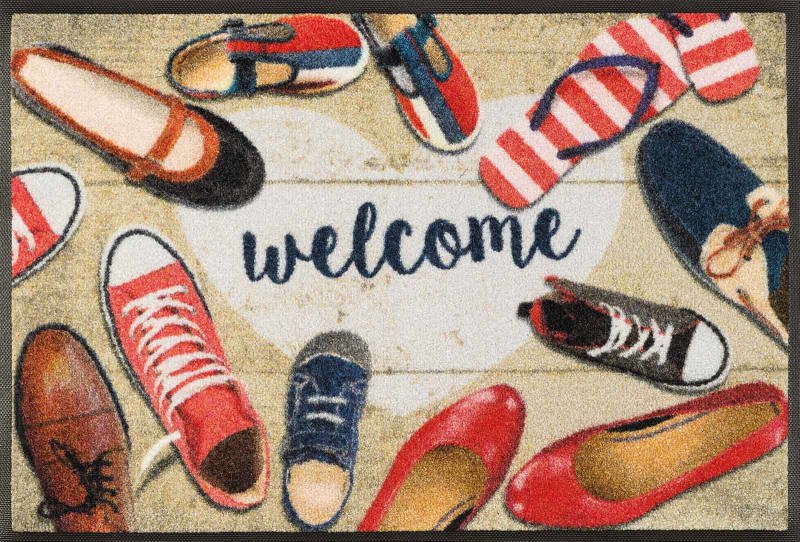 Kleen-Tex Fußmatte Shoes welcome, Polyamid