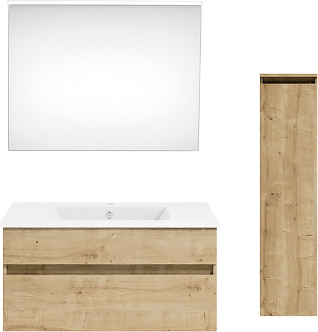 Thumbnail - Puris Badkombination GET2YOU 21, Holznachbildung