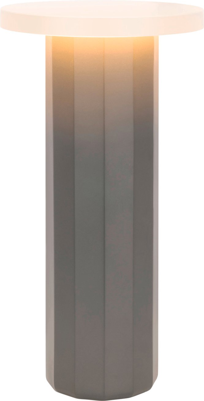 Dieter Knoll Akku-Tischleuchte, Aluminium