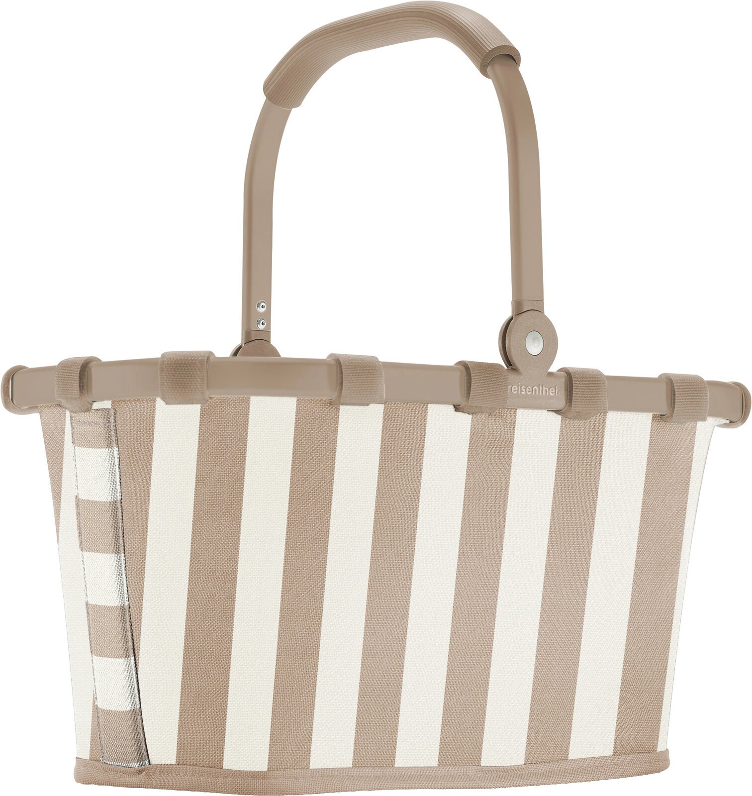 Reisenthel Carrybag XS SUMMERSTRIPES COFFEE, Coffee, Polyester