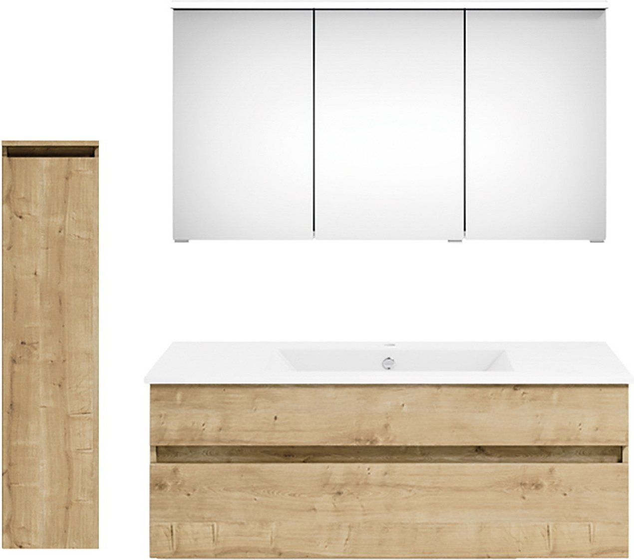 Puris Badkombination GET2YOU 21, Holznachbildung