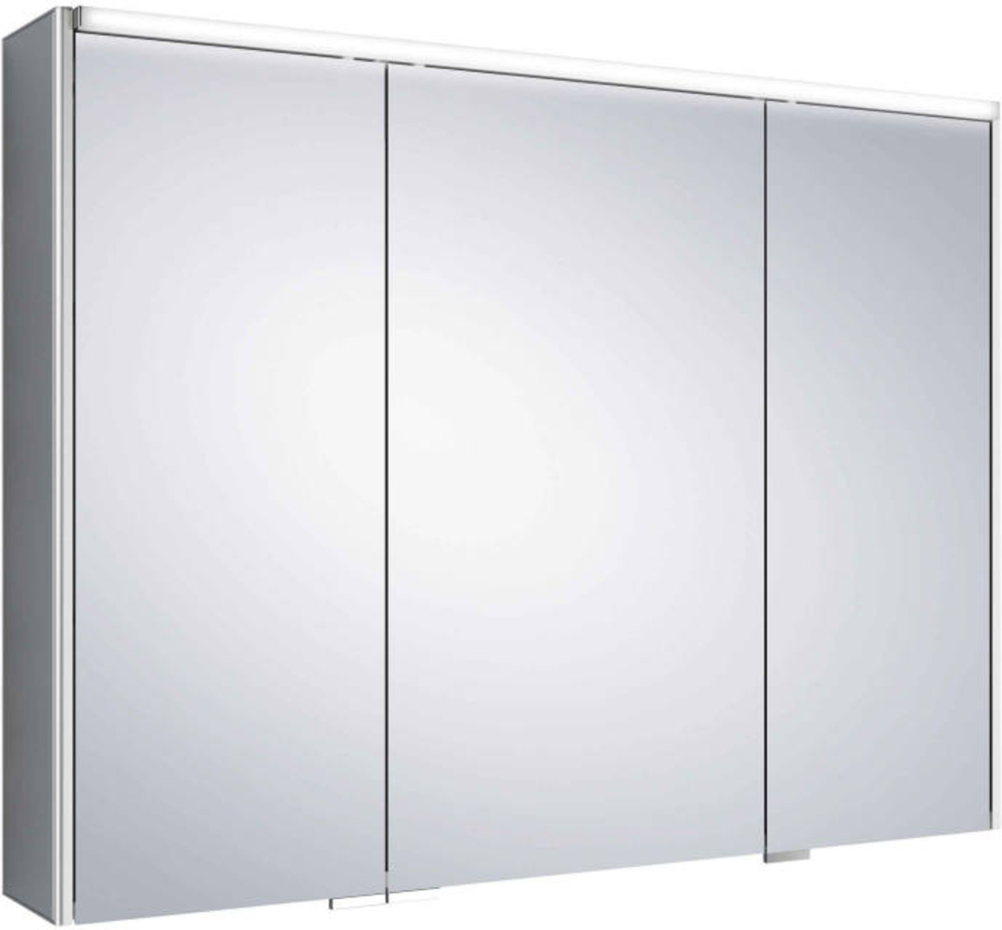 Zurbrüggen Spiegelschrank DEKORALU, Aluminium