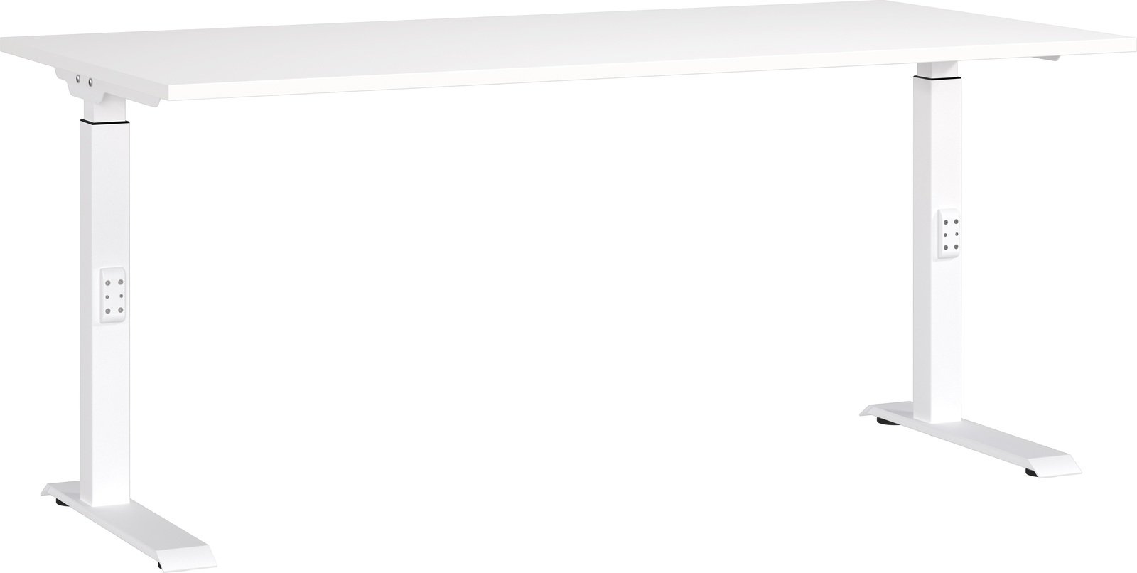 MID.YOU Schreibtisch höhenv. MAILAND, Holznachbildung