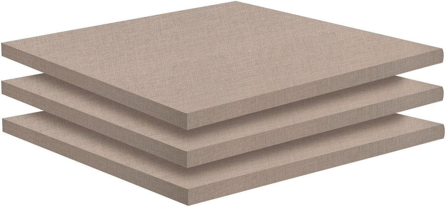 Intro 3er-Set Fachböden X-TEND, Holznachbildung