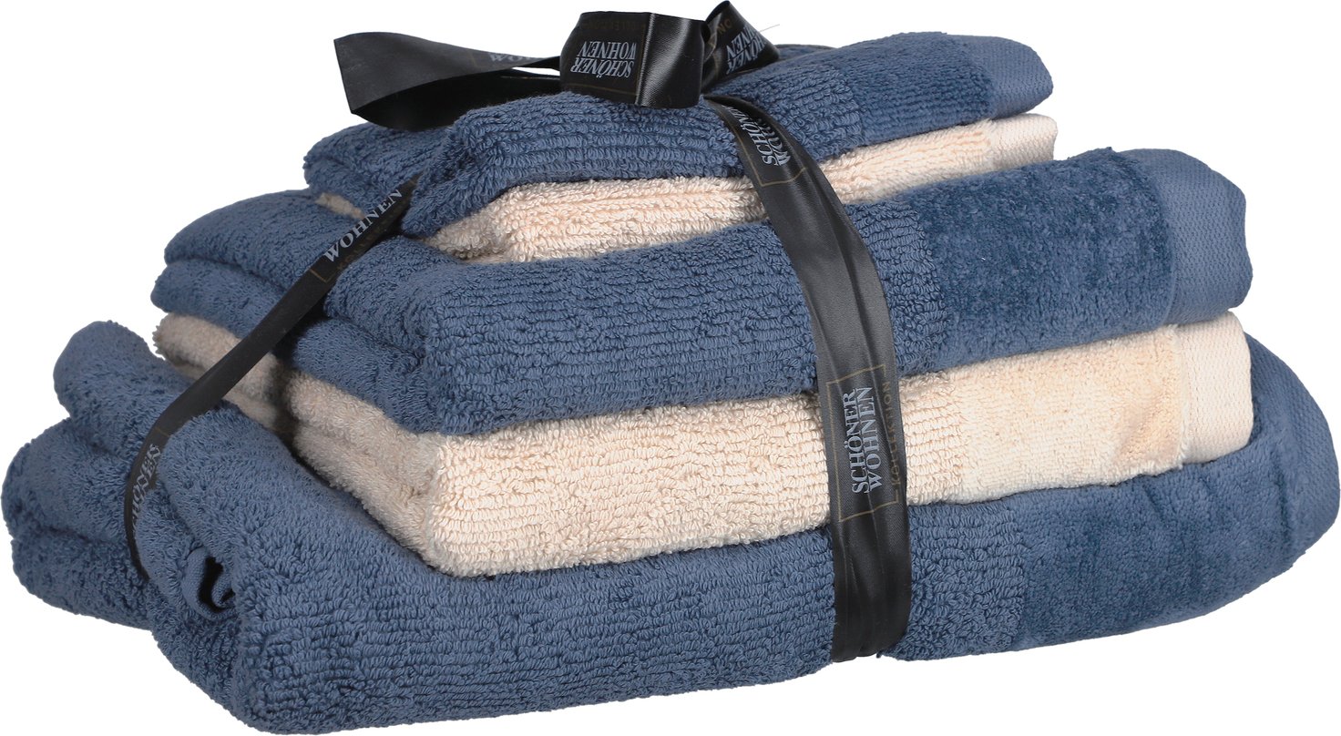 Schöner Wohnen Handtuchset 5-tlg. SENSE, Baumwolle