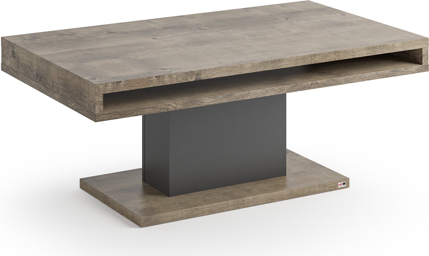 Set one by Musterring Couchtisch SET ONE LANCASTER, Holznachbildung