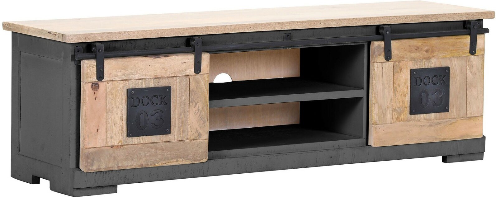 Landscape Lowboard DOCK 03 AN, Massivholz